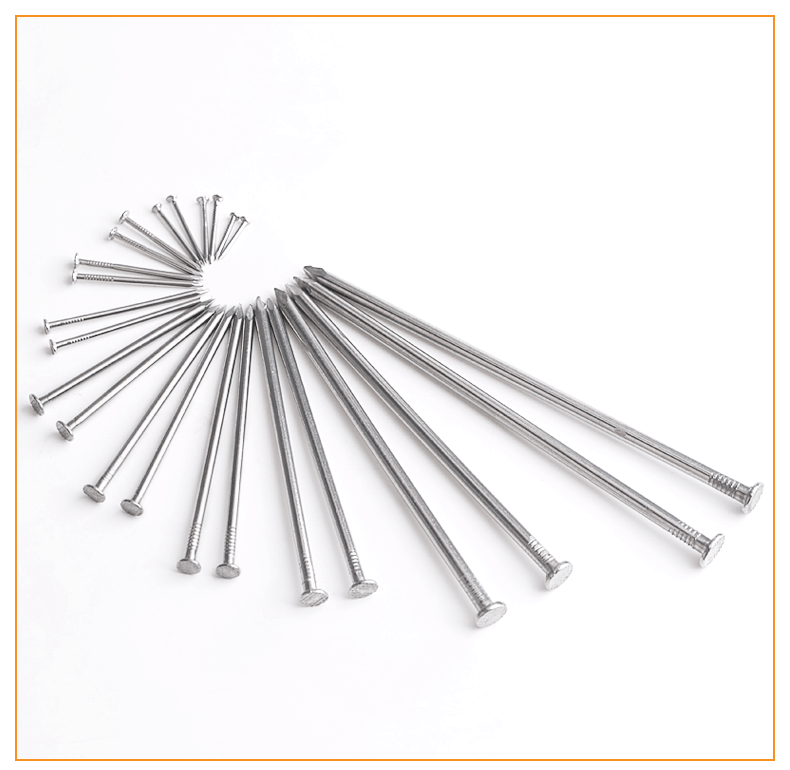 304不锈钢铁钉木工元钉超大小铁钉铁丁五金细圆钉洋钉12253寸定制05寸