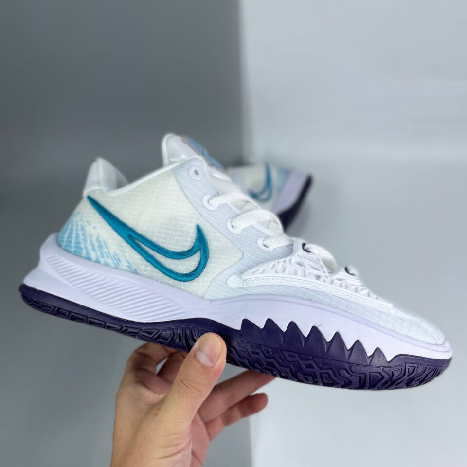 官方舰店新出kyrie low 4 白蓝 代 低帮男子实战篮球鞋 cz0105-100 41