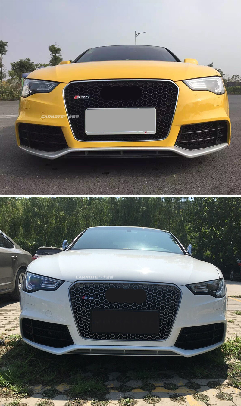 08-21款奥迪a5改装rs5大包围s5改装前杠后杠保险杠包围小包围中网定制