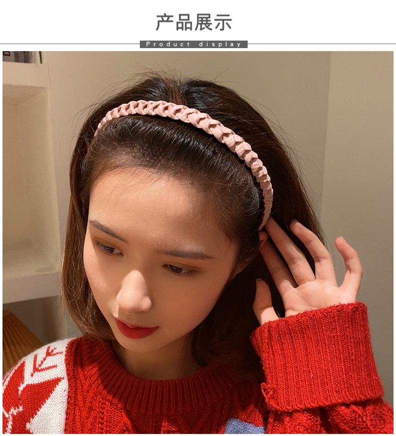 驰翁发箍女头箍压发卡秋冬发捆头饰网红百搭外出2021年发窟发饰品01