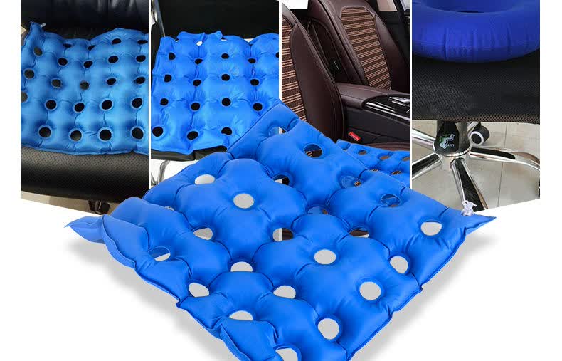 防褥疮坐垫垫圈气垫床病人痔疮坐疮家用轮椅老年人臀部充气垫红色圆形