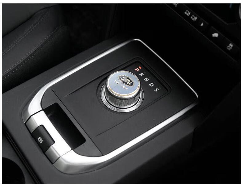 筌祁阙 路虎揽胜行政版 极光 发现神行54排档位旋钮装饰贴内饰改装