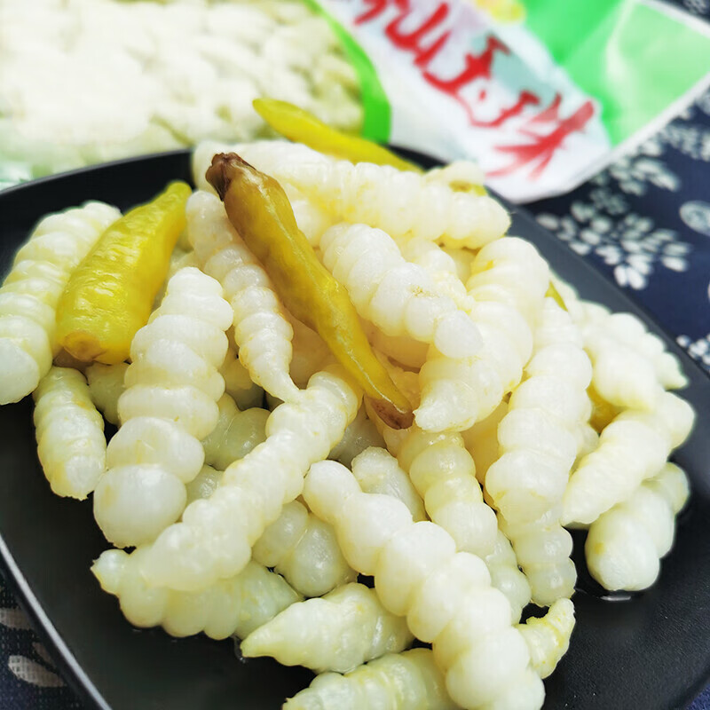 上海可发预售贵州特产山里人黔山玉珠4006袋宝塔菜泡山椒味地牯牛下