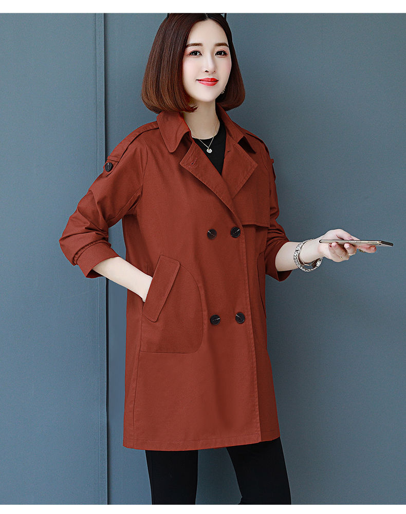 《好货上新》2020春装新款风衣女中长款韩版气质大衣大码宽松二八月