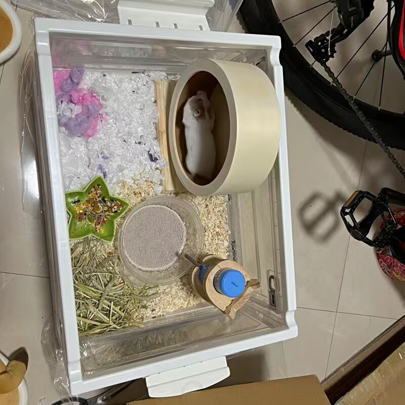 仓鼠金丝熊笼子饲养笼盒花枝鼠刺猬荷兰猪超大专用可折叠仓鼠用品特价