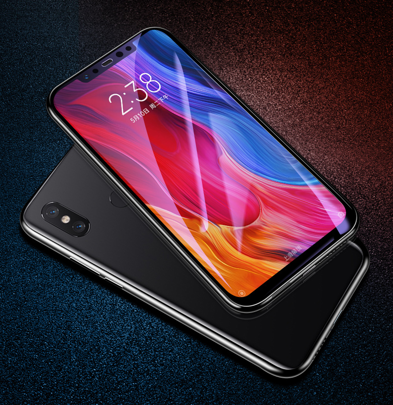 小米8钢化膜8se全屏覆盖米8手机青春版无白边mi8刚化玻璃游戏专用蓝光