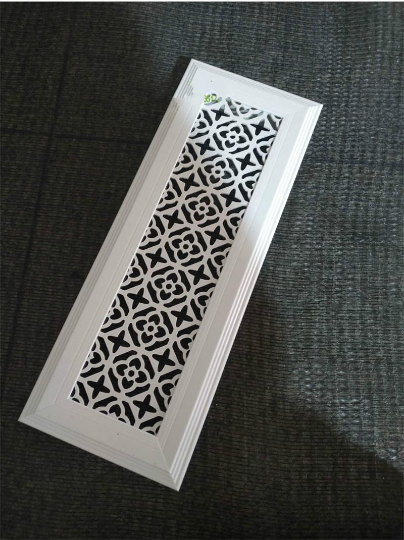 中央空调艺术风口abs雕花出风口花式暖气罩百叶装饰铝合金花风口定制