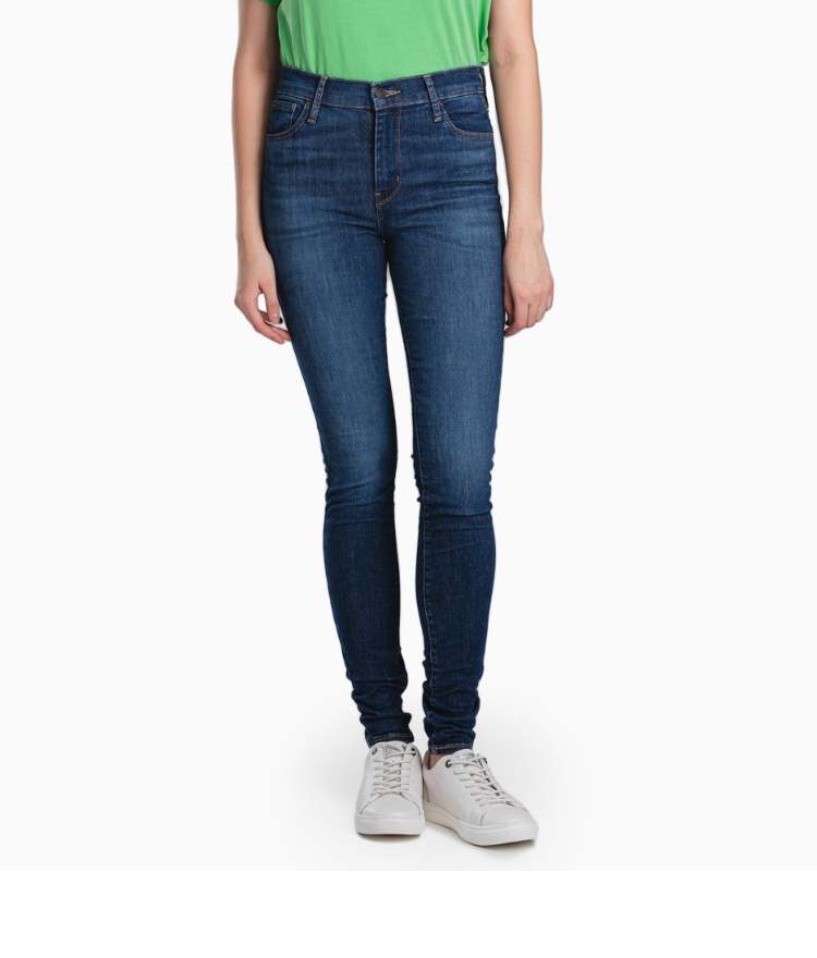 levis李维斯 春季商场同款 女士720高腰超紧身牛仔裤 52797-0123