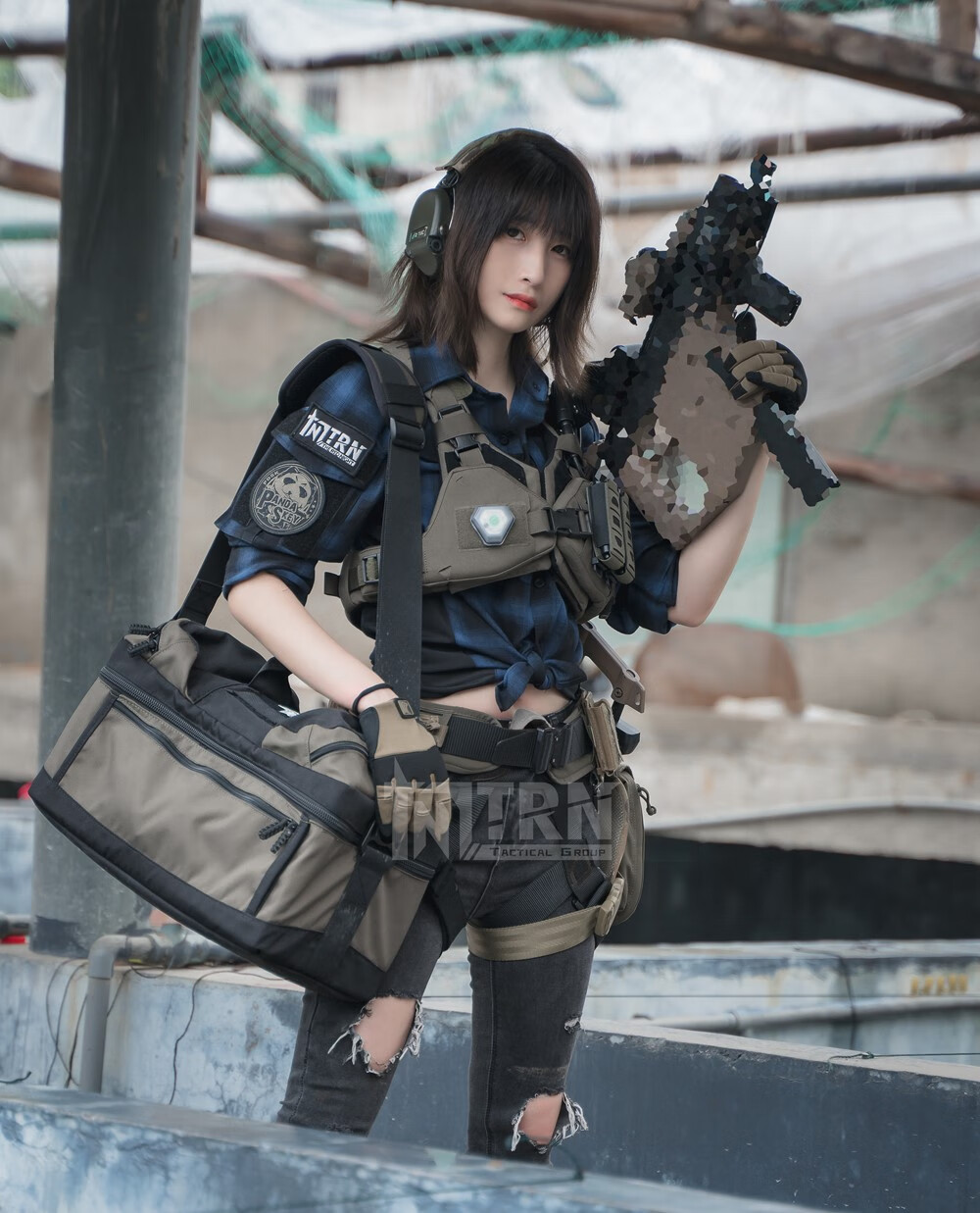 [trn]dmgear原创战术胸甲 战术背心 小型背心 cosplay mcbk l170-180