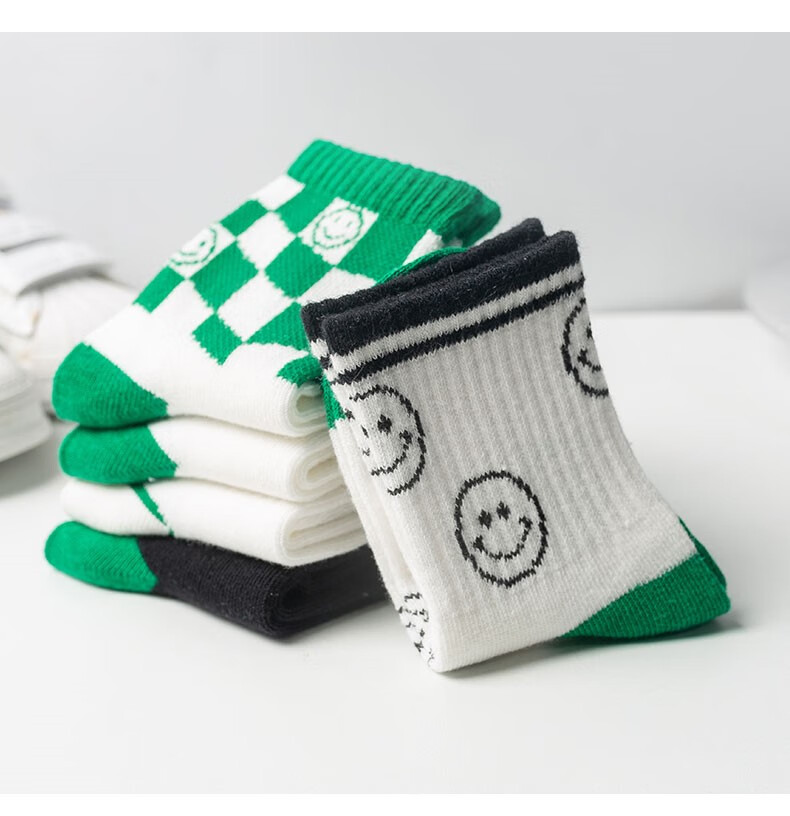 duckkids小黄鸭儿童袜子春秋款纯棉宝宝男童女童新生婴儿童袜男孩秋