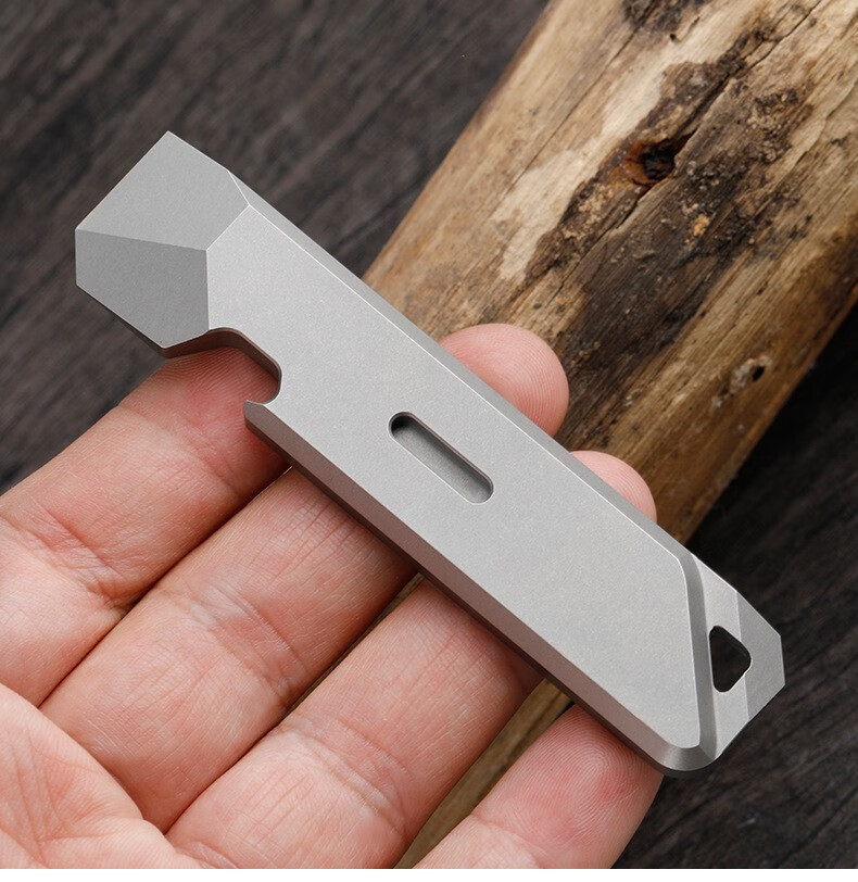 金高强度高硬度撬棍撬棒迷你款户外求生存防身棍小巧便携多功能小刀工