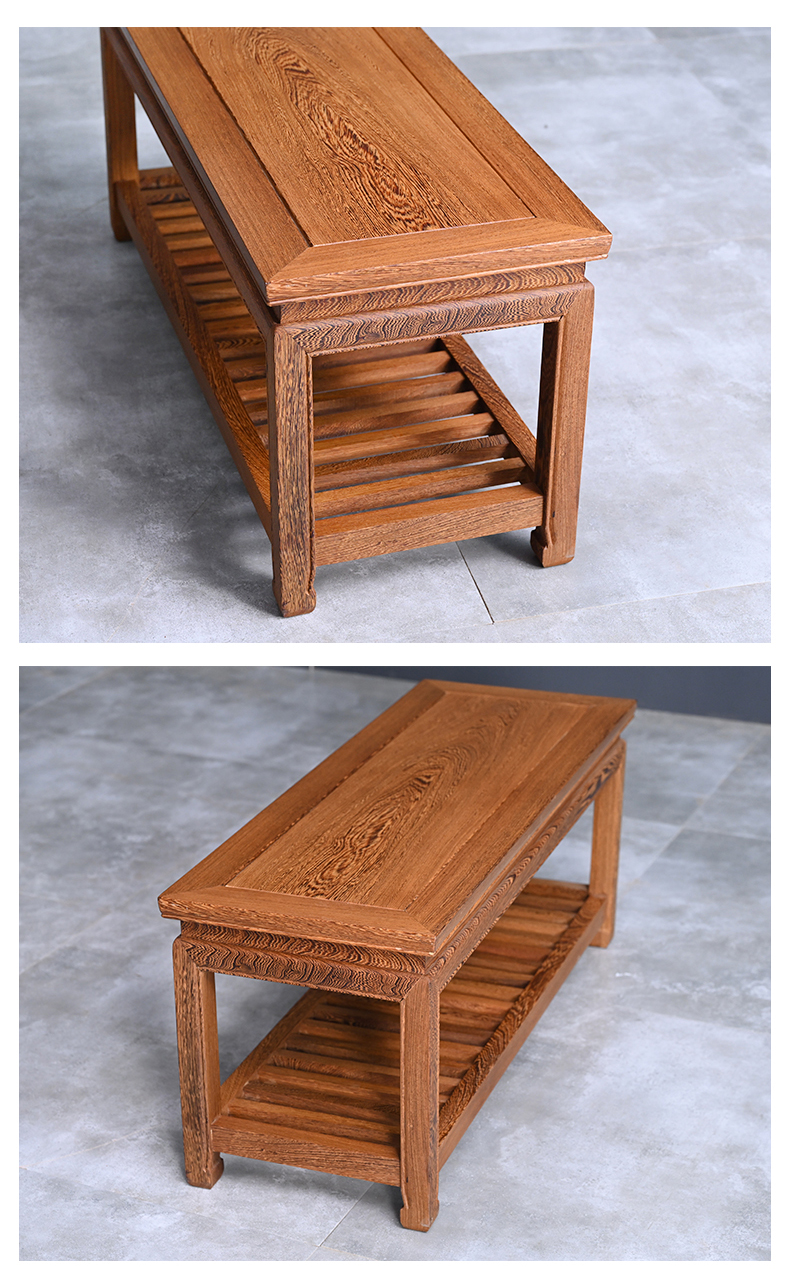 大同拙器 红木家具非洲鸡翅木(学名:非洲崖豆木)长凳子长条凳玄关实木