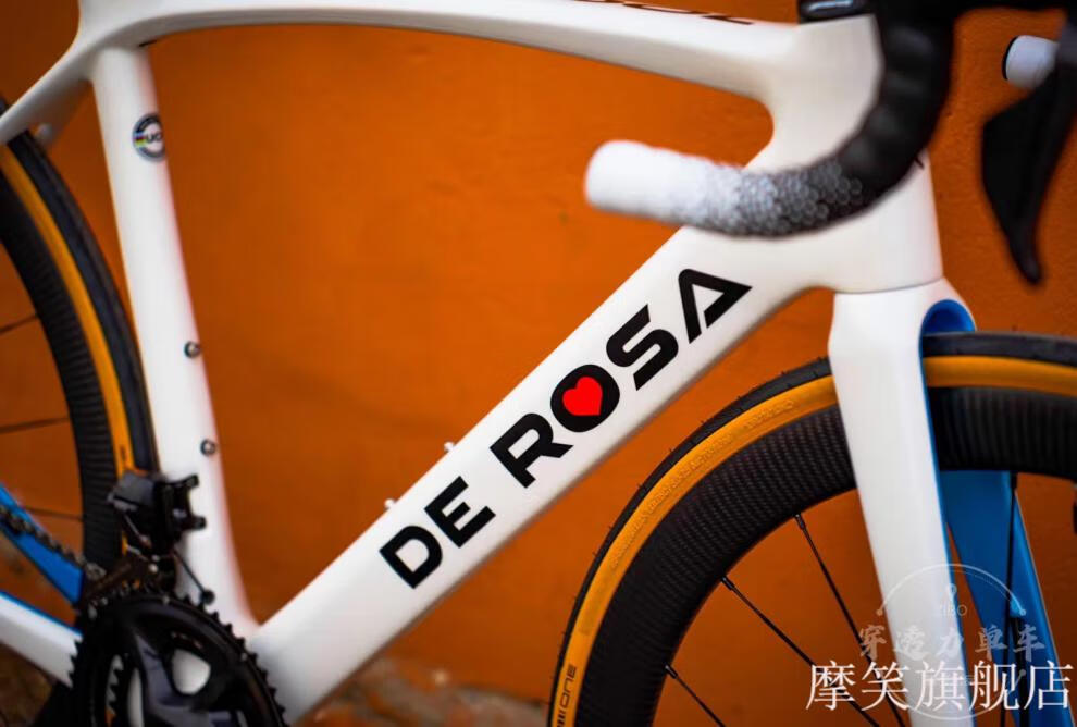 德罗莎公路车意大利德罗莎derosa idol碳纤维公路车 全隐藏式内走线