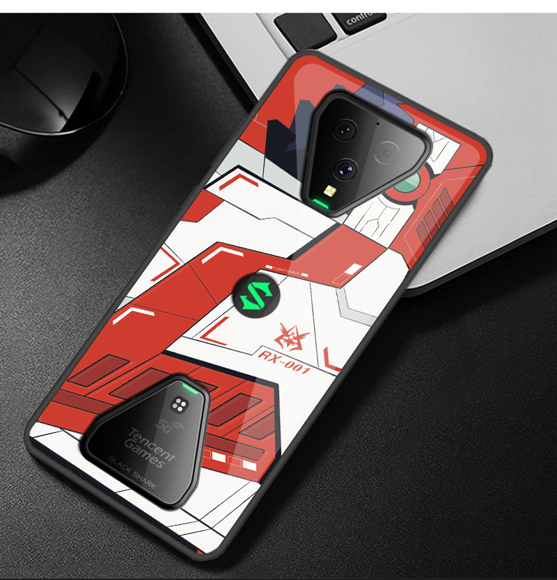 知本派 适用于黑鲨游戏手机3s钢化玻璃壳shark kle-a0手机套个性时尚