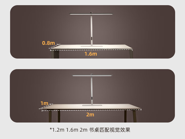 4，孩眡寶護眼台式大路燈兒童學習專用學生宿捨閲讀工作書桌智能台燈超輕兒 【台式大路燈70W】適用1.6-2m長