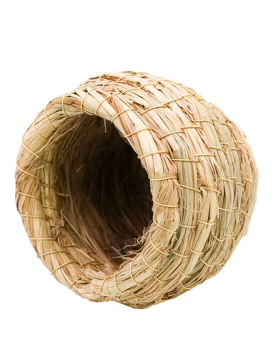 鸟窝草编八哥珍珠玄凤鹦鹉用品鸟具挂窝鸟巢草丝草窝小鸟繁殖保暖大号