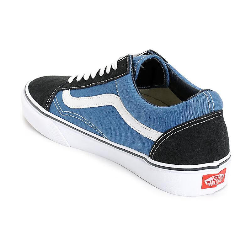 范斯vans板鞋男士oldskool海军蓝滑板鞋经典款轻质防滑耐磨休闲运动鞋