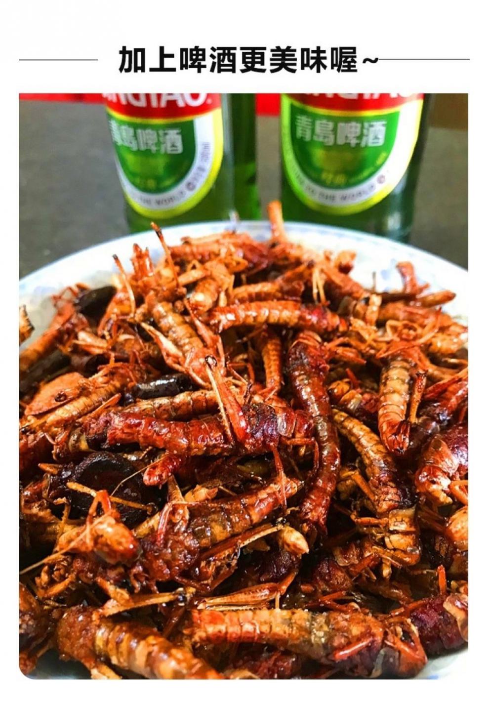 华海春~正宗新鲜香辣蝗虫油炸蚂蚱山东特产即食昆虫蚱蜢零食小吃蝗虫