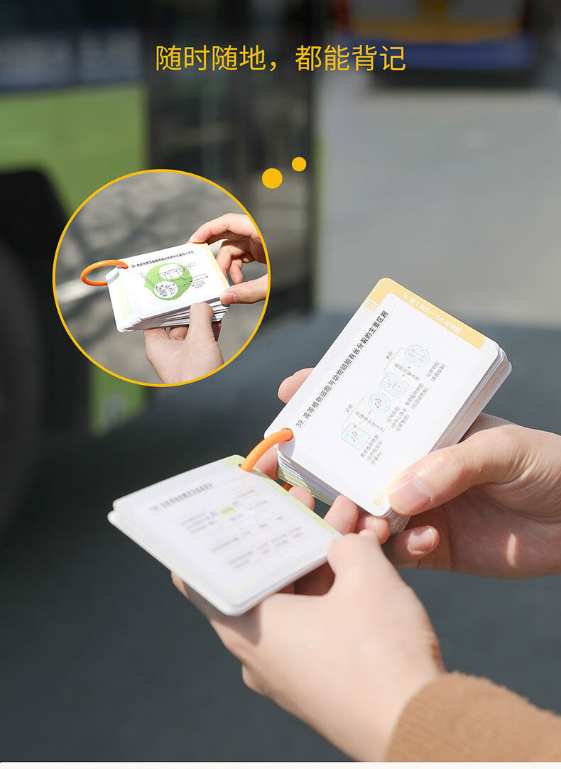 初中数学公式手卡作业帮初中高中记忆手卡语数英物化生基础知识古诗词