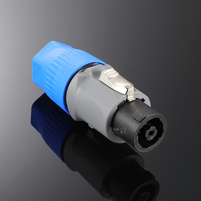 日升演出防水4p四芯音响插头svp562gysr喇叭音箱欧姆头原装日升卡侬头