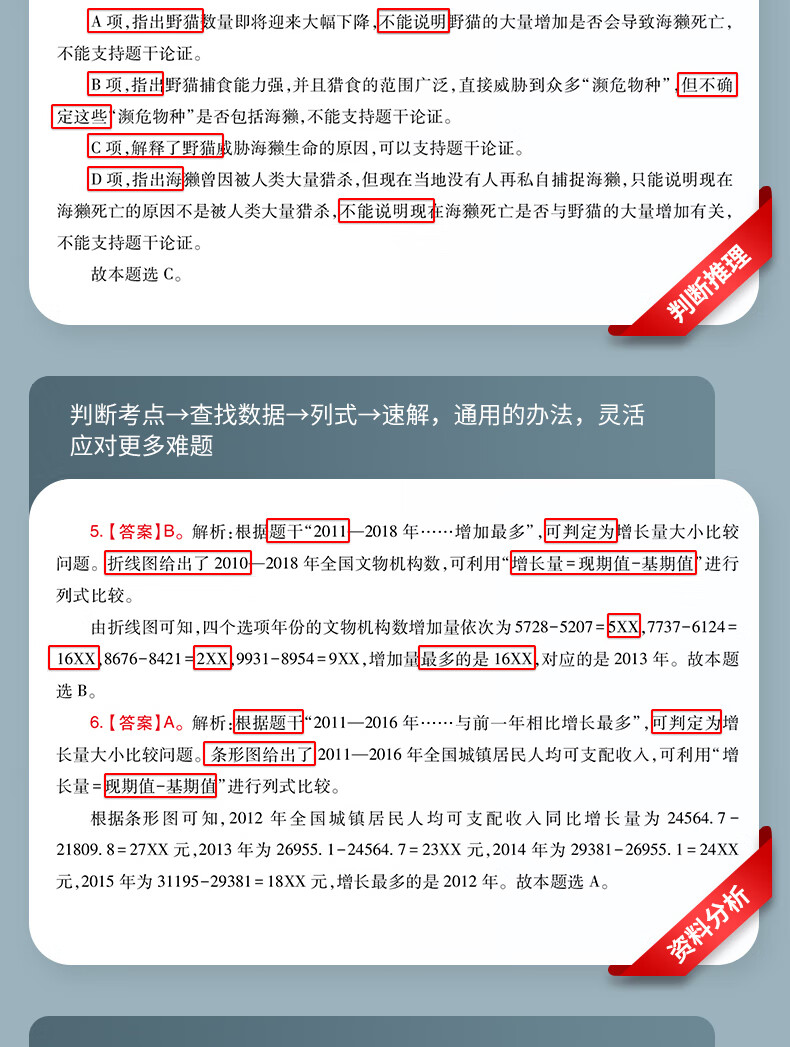 中公教育公考国家公务员考试教材202申论考学真题行测考试教材5国考真题用书省考公务员考试教材：申论+行测（教材+历年真题试卷）+行测申论专项题库 共16本 国省考学霸套装 国考学霸详情图片31