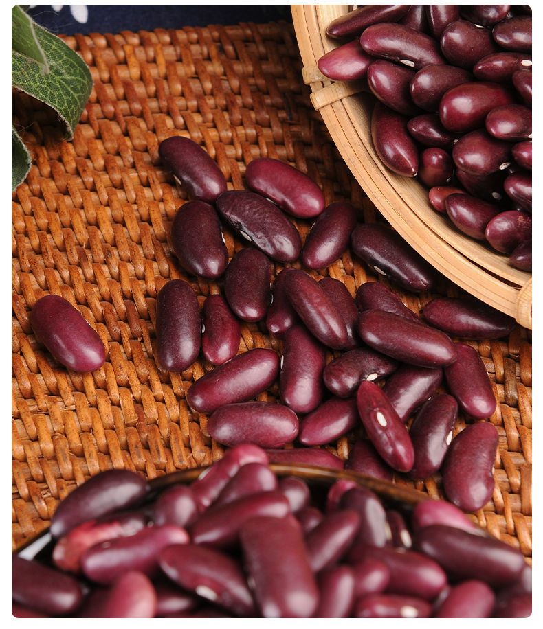 新豆云南红芸豆红腰豆紫腰豆大红豆农家杂粮煲粥红豆产地 4斤500g*4袋