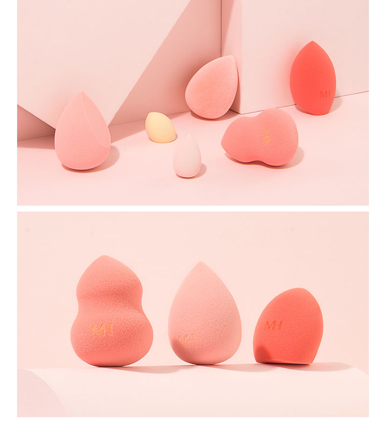 三月兔marchare甜蜜出桃美妆蛋化妆海绵粉扑彩妆蛋丝绒蛋甜蜜出桃6个