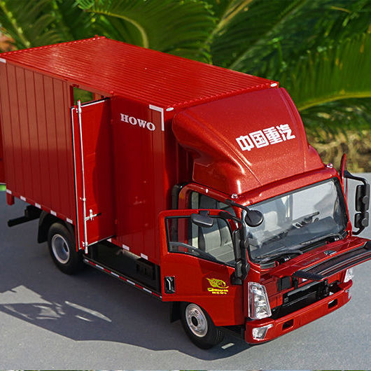 中国重汽原厂豪沃汽车模型 豪沃7卡车模型 1:36合金车模 1:24银灰新款