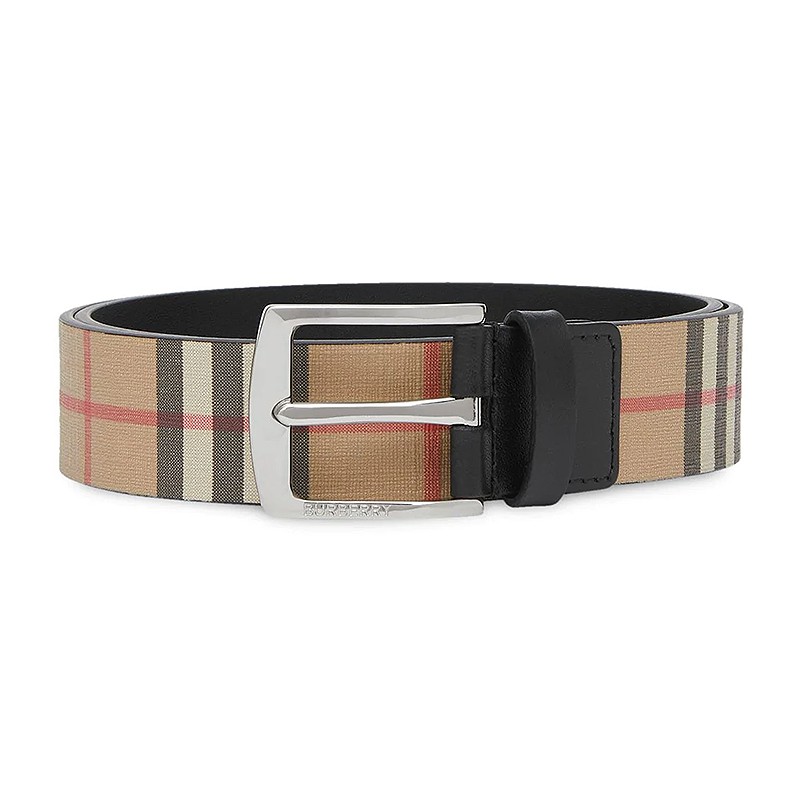 burberry 巴宝莉皮带 2020年新款皮革经典条纹男士商务休闲皮带