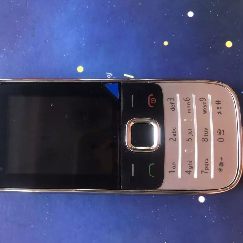 诺基亚2730c经典直板移动联通按键学生戒网备用耐用手机 (移动联通版)