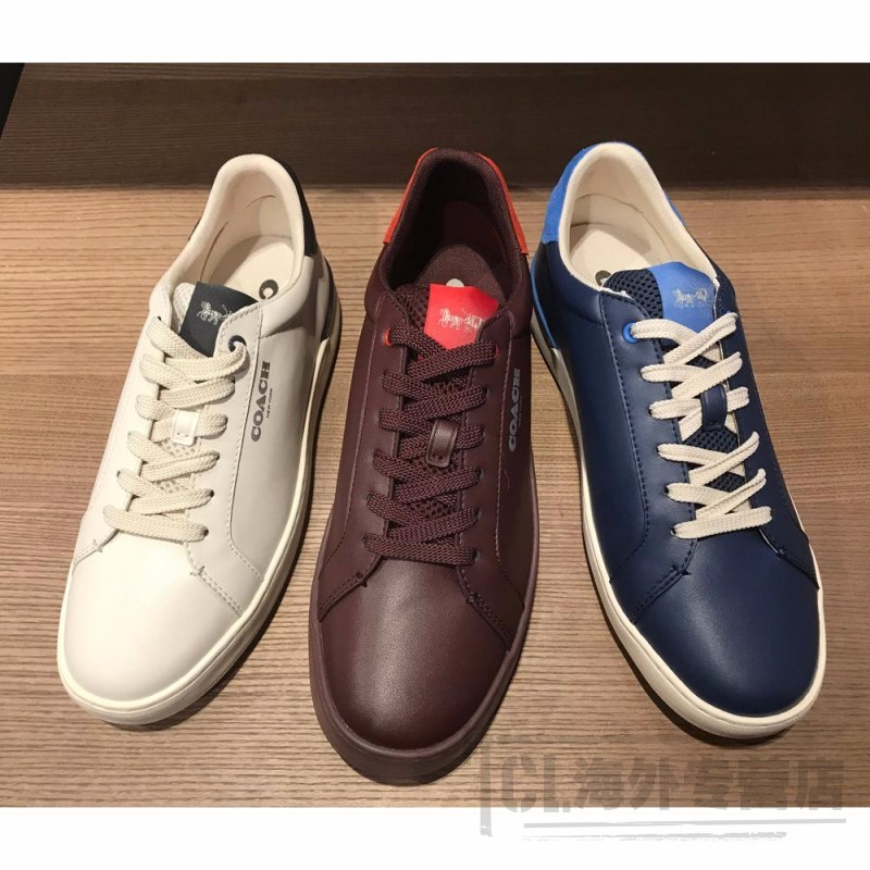 coach 蔻驰 clip low系列经典简约气质男鞋 时尚潮流舒适休闲鞋 送