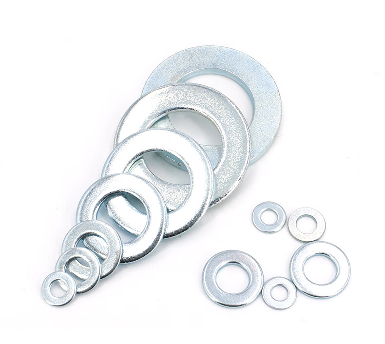 防松垫圈m3m30镀蓝白锌平垫平垫圈平垫片华司介子铁垫片防松防滑垫片