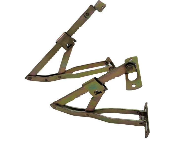 功能家具五金沙滩椅配件人字办公桌支撑架 沙发铰链五金件 大款【图片