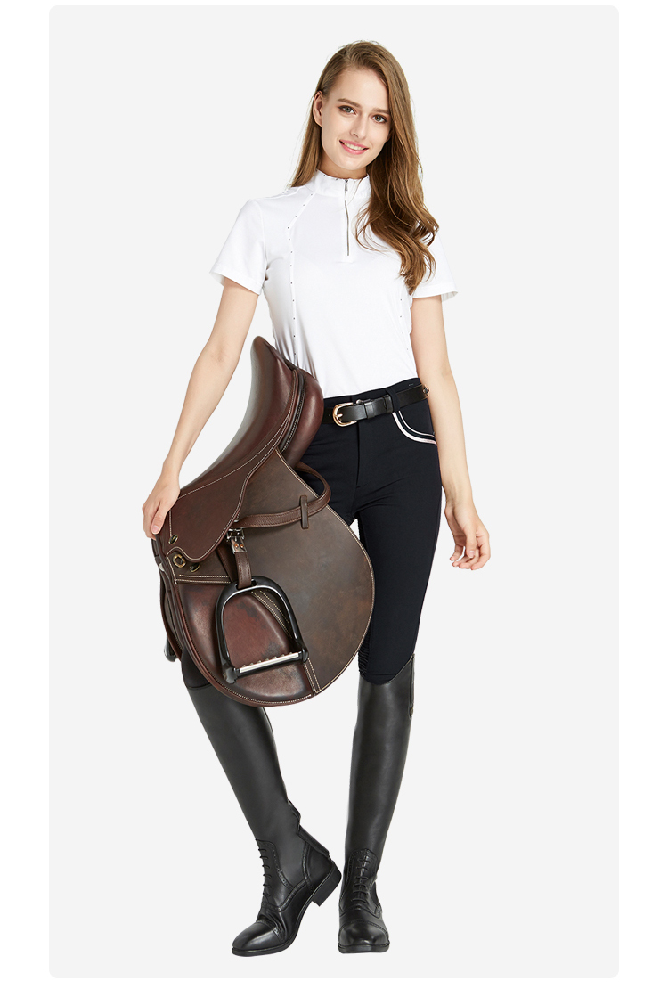 进口冬季加绒马术裤马术马裤全胶速干马术装备骑士黑色不加绒302尺3