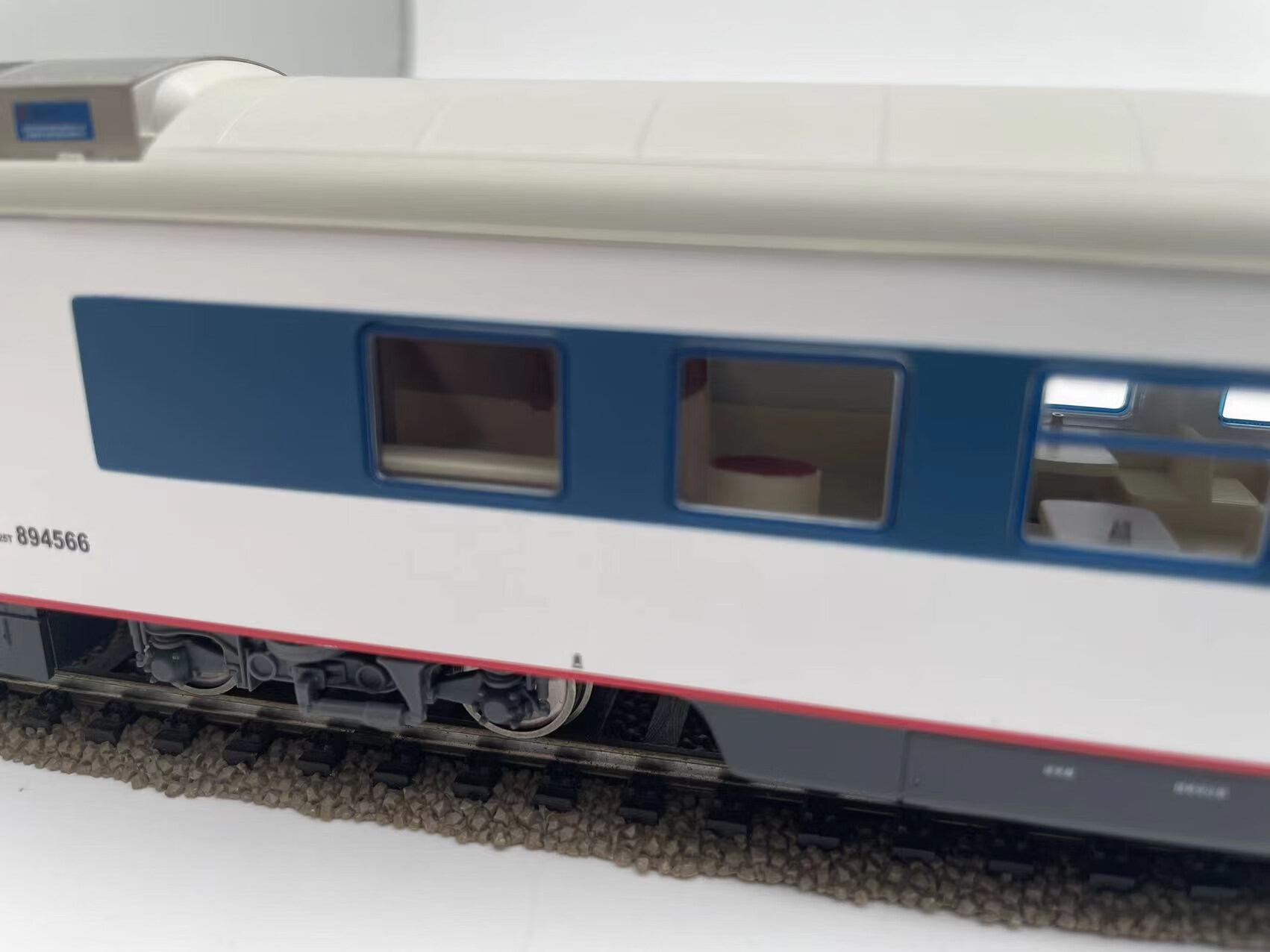 谷咖mtc火车的模型mtc 25t型客车车厢ca25t中国火车模型餐车 ho比例 1