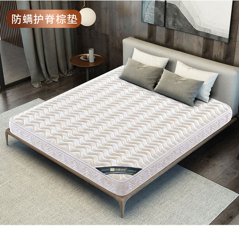 床垫家用粽垫3e棕榈棕垫天然椰棕床垫家用硬垫薄款儿童榻榻米粽垫定制