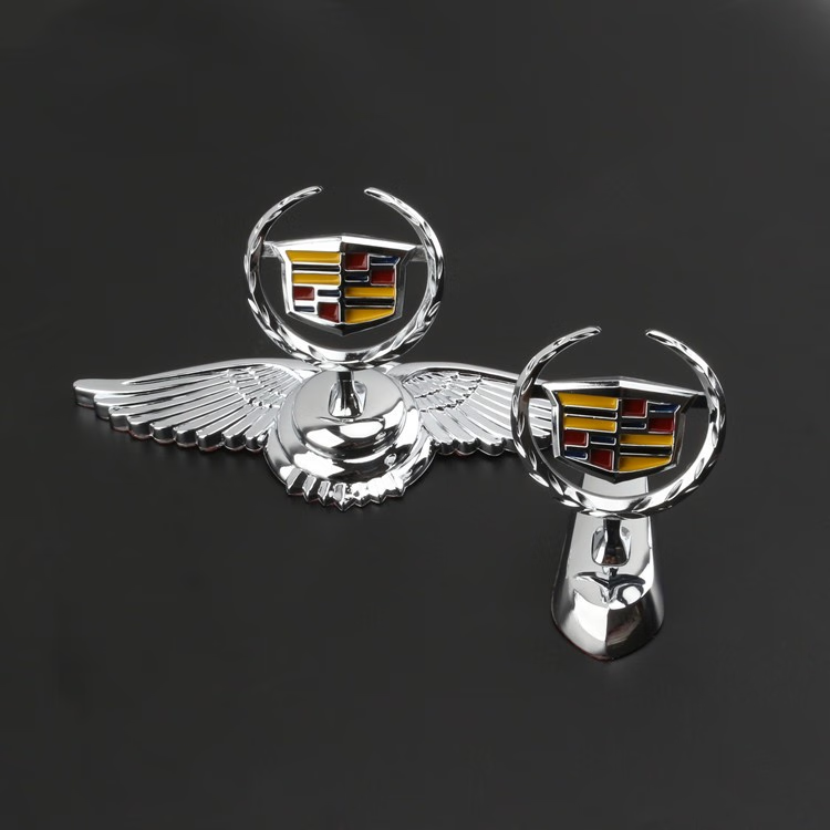 适用于凯迪拉克立标车标ct5/6 atsl xts xt4 xt5/6车头改装饰机盖引擎