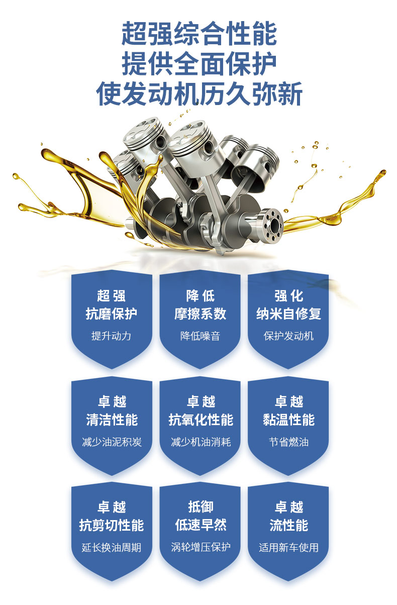 康普顿 纳米1号 0w-30 sn  a5/b5超级全合成发动机油 4l【图片 价格