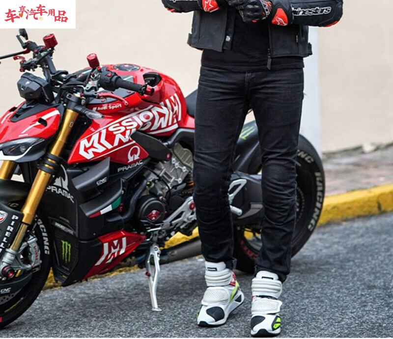 a星 gp force 防风保暖赛道机车摩托车骑行服牛皮赛车服皮衣夹克 a星