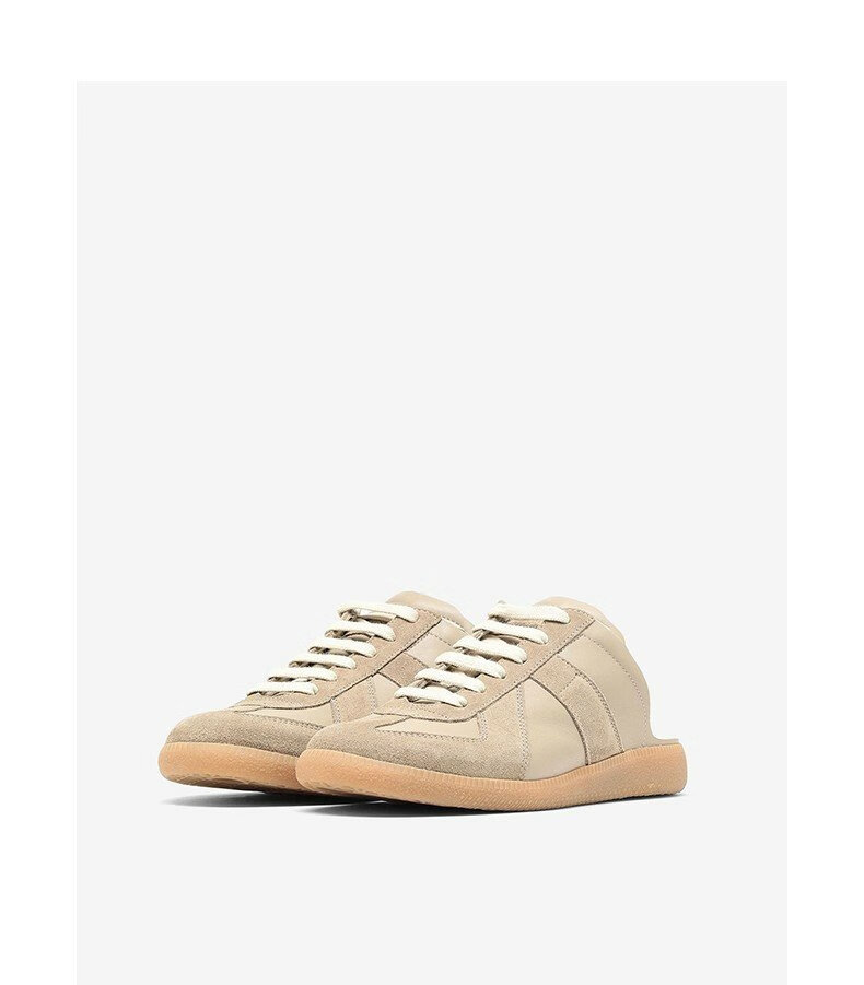 maison margiela马吉拉牛皮德训鞋休闲半拖鞋女 t1016 37【图片 价格