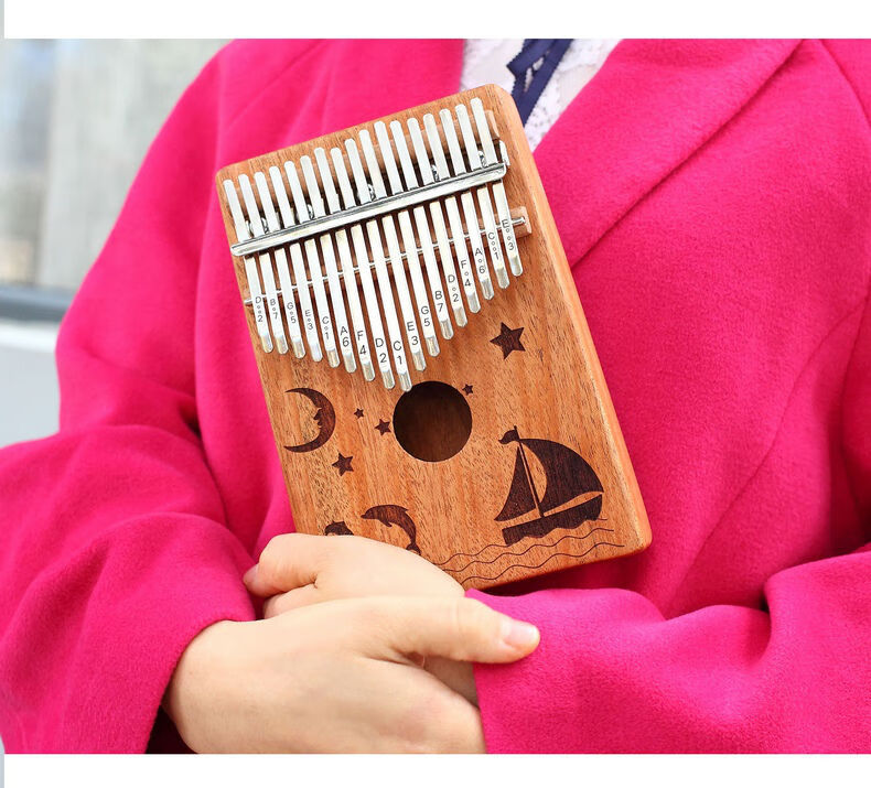 柯锐(kerus)17音拇指琴卡林巴kalimba全单板手指琴初学者入门乐器便携