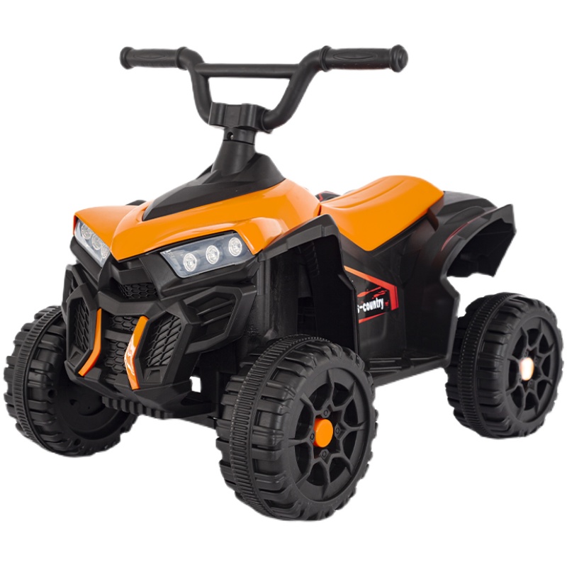 定制儿童电动沙滩车摩托车充电可坐人136岁遥控越野宝宝卡丁车童车粉