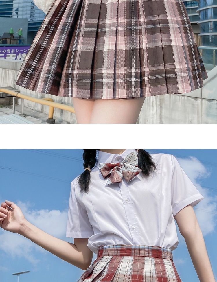 jk制服女高品质制服正版格裙短袖全套学院风水手服基础款套装山吹八xs