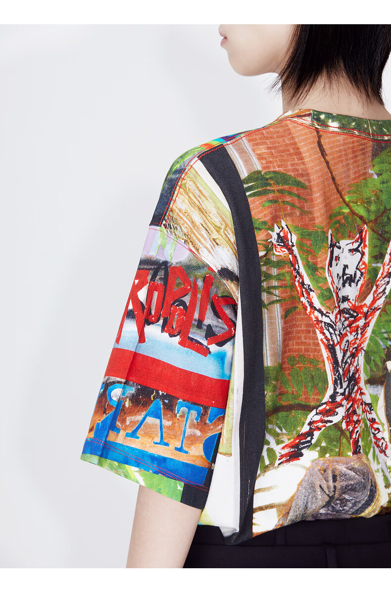 【联名款系列】jnby x headz 恤中长圆领涂鸦5l8111110 950/红色系