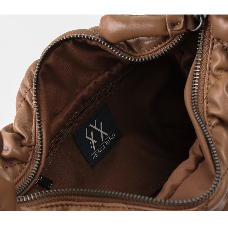 【商场同款】刘雯&peacebird联名泡泡缝线小包a9yfb4e