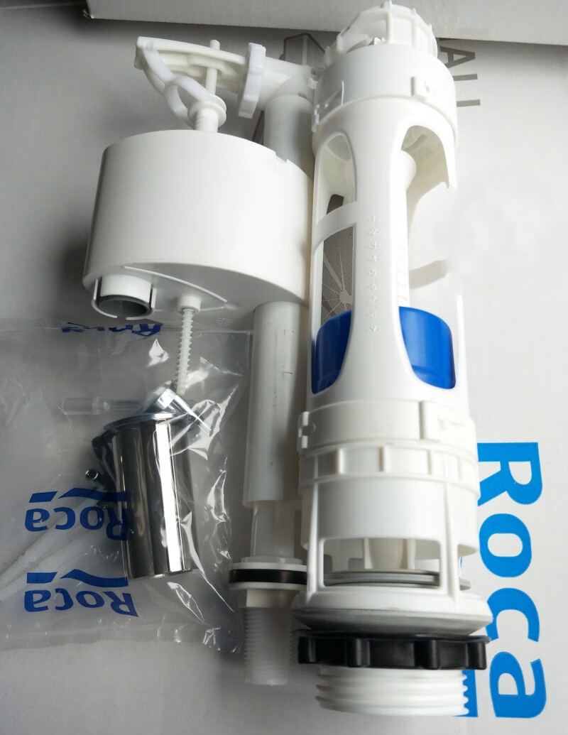 马桶配件 roca乐家进水阀 排水阀 家用适配 配件 一套(进水阀 排水阀