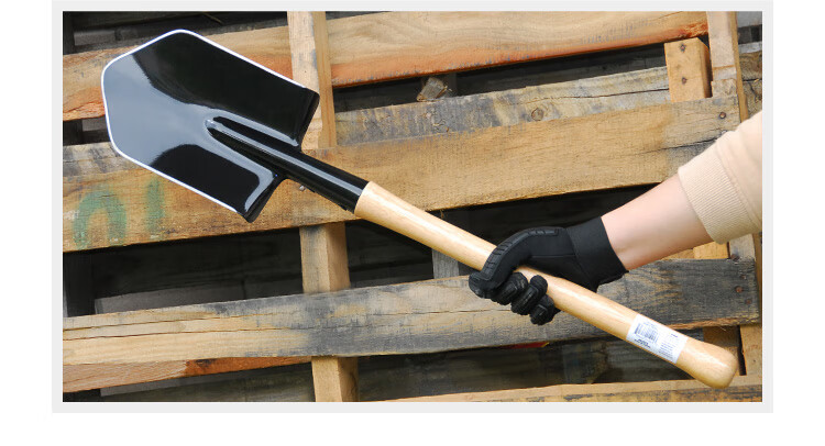 美国进口户外工兵铲子木柄便携铁锹野营训练装备车载多功能户外工具92