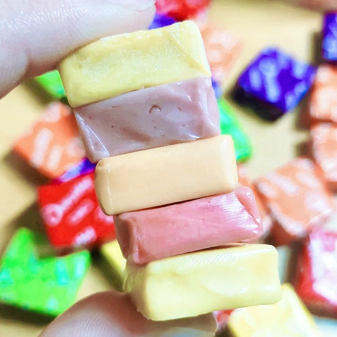 盒装瑞士糖混合水果味软糖果结婚喜糖盒装庆喜糖零食小吃休闲食品