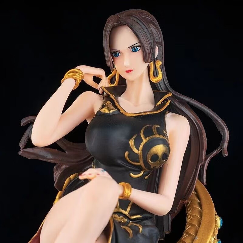 萬代(bandai)海賊王女帝手辦1比1可脫皮衣漢庫克七武海gk模型石化海軍