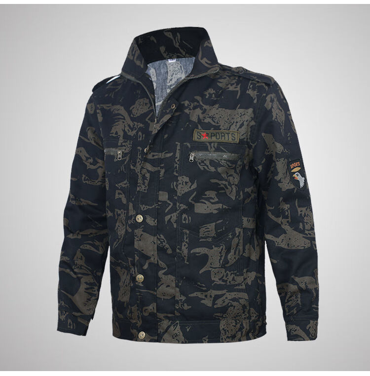 上衣外套男女结实透气耐磨多口袋迷彩工作服户外劳保服干活穿的劳保服